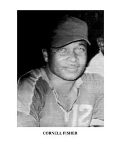 A black and white photo of a baseball player.